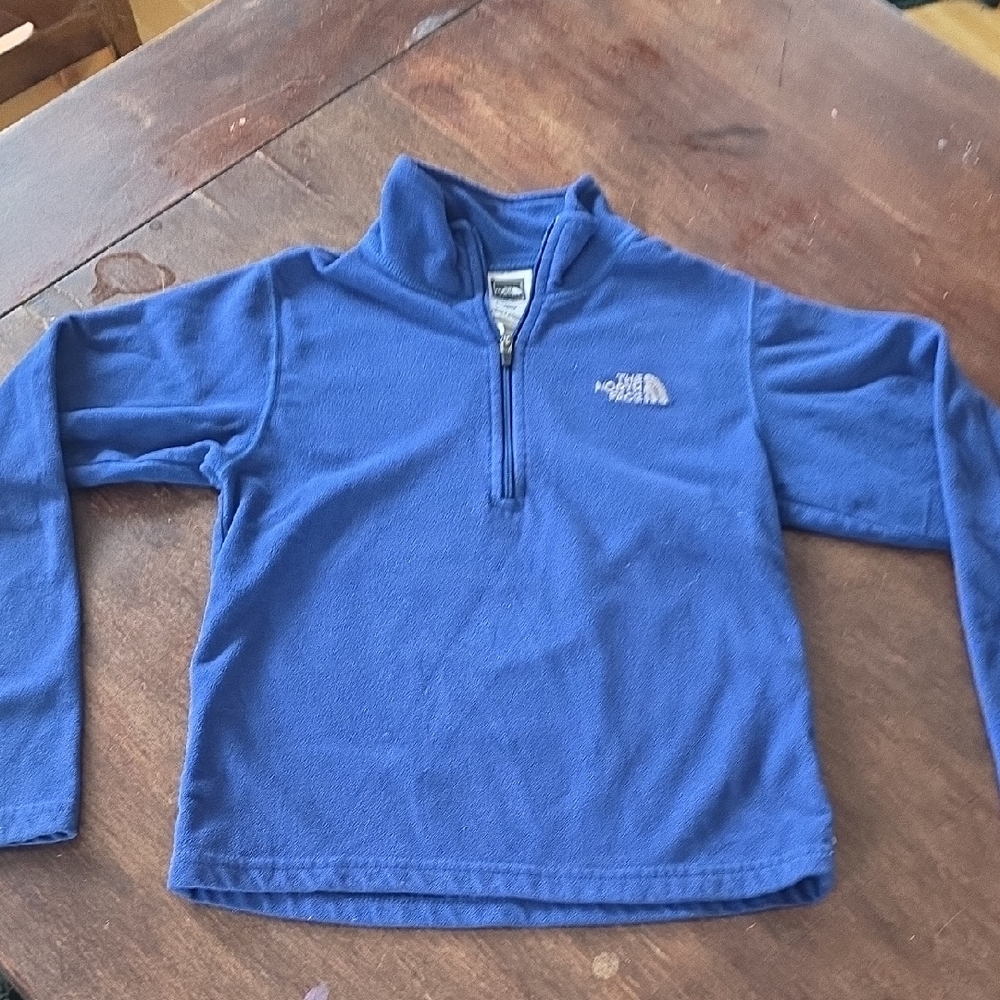The North Face Kids Blue Quarter-Zip Fleece